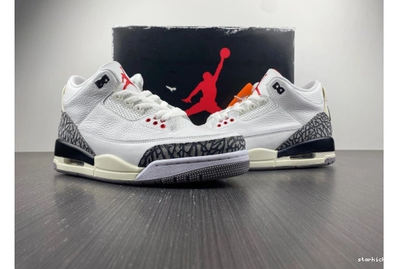 DN3707-100 White 3 Retro Cement DN3707-100 Jordan Reimagined 0725